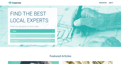 Desktop Screenshot of expertise.com