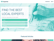 Tablet Screenshot of expertise.com